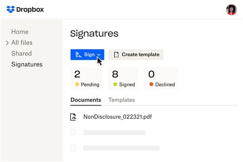 dropbox digital signature.